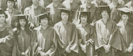enlarged left side of photo - June, 1925 class