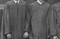 enlarged left side of January, 1928 grad photo