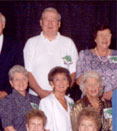 enlarged left side of 45th reunion photo