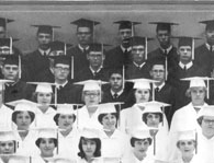 enlarged left section of June grad photo