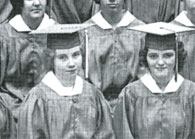 enlarged left section of January grad photo