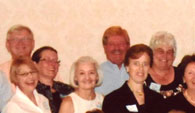 enlarged left side of 40th reunion photo