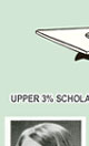 upper 3% scholastically