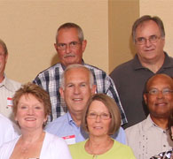 enlarged right side of 40th Reunion photo, 2010