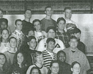 enlarged left side of senior group photo